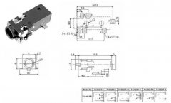 耳机插座的引脚定义与结构